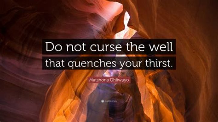 When nothing quenches your thirst?