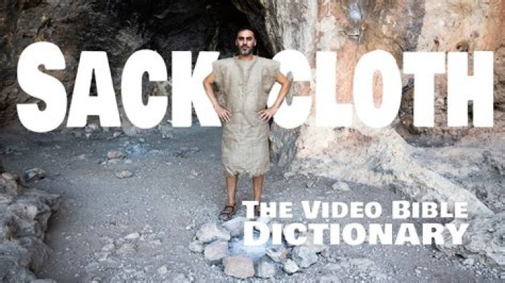 Where does sackcloth and ashes come from?