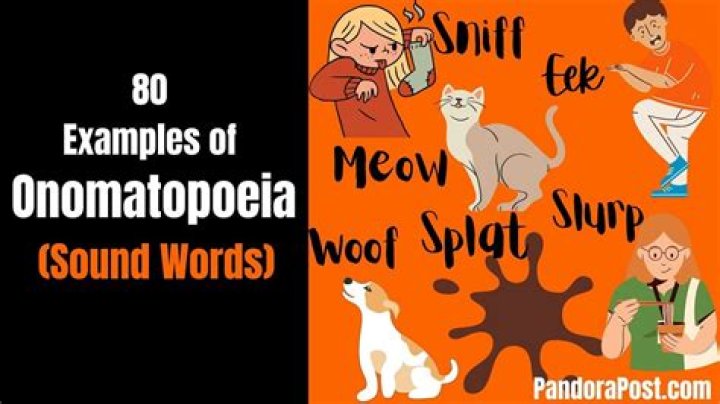 Where is onomatopoeia used?