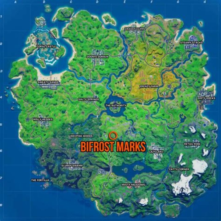 Where to visit bifrost marks as thor?