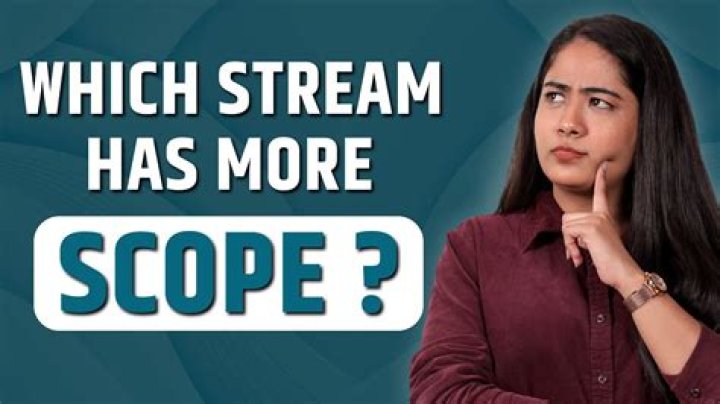 Which stream has more scope in india?