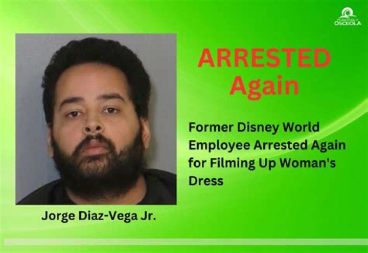 
Who is Jorge Diaz Vega? Former Disney World worker accused of video voyeurism 