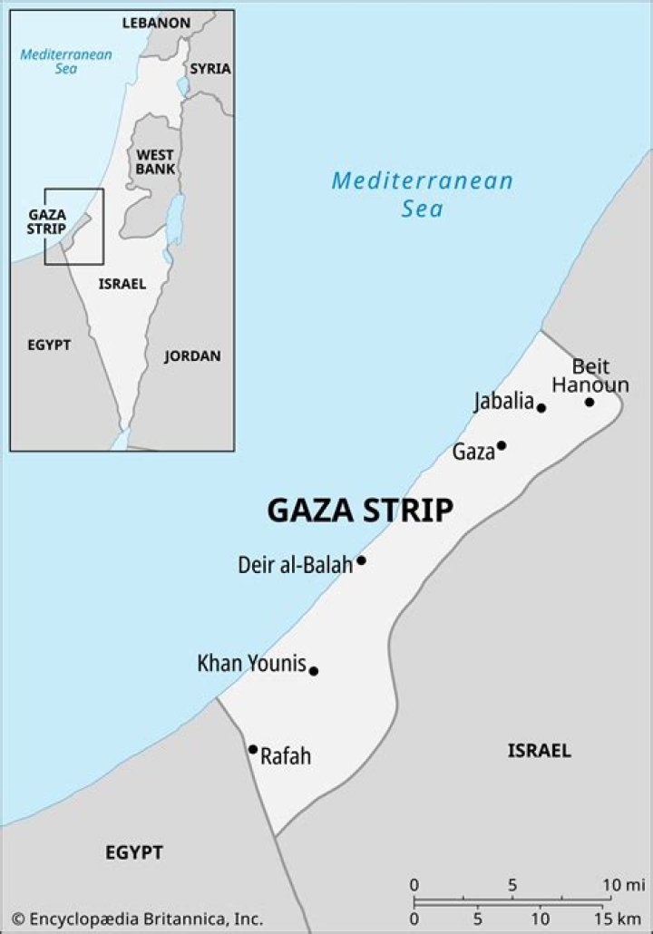 Who is occupying the gaza strip?