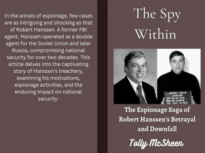 
Who was Robert Hanssen? US spy who spied for Soviet Union found dead in Colorado prison 