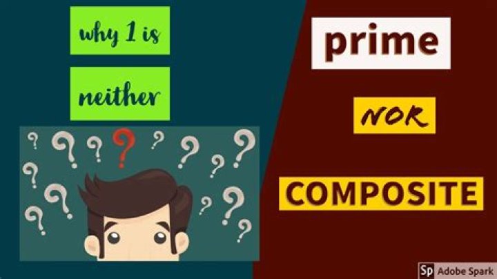 Why 1 is neither prime nor composite?