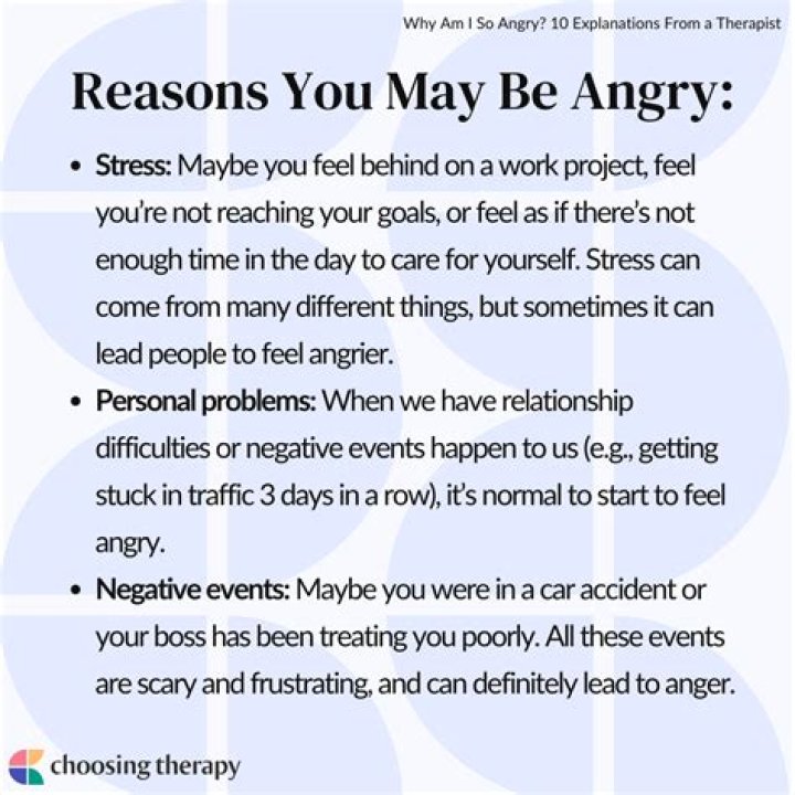 Why am i so angry all of a sudden?