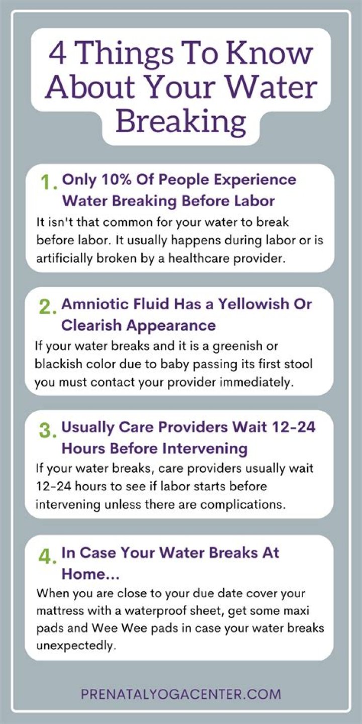 Why does water bag breaks early?