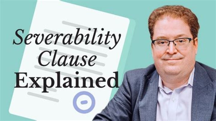 Why have a severability clause?