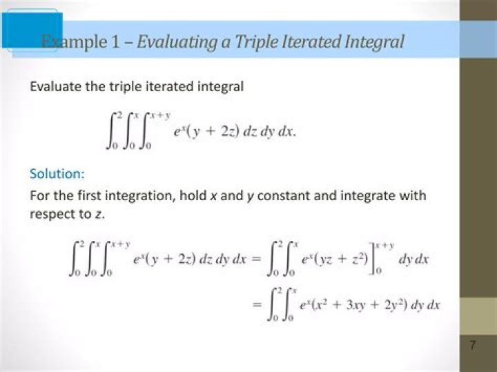 Why is a triple integral?