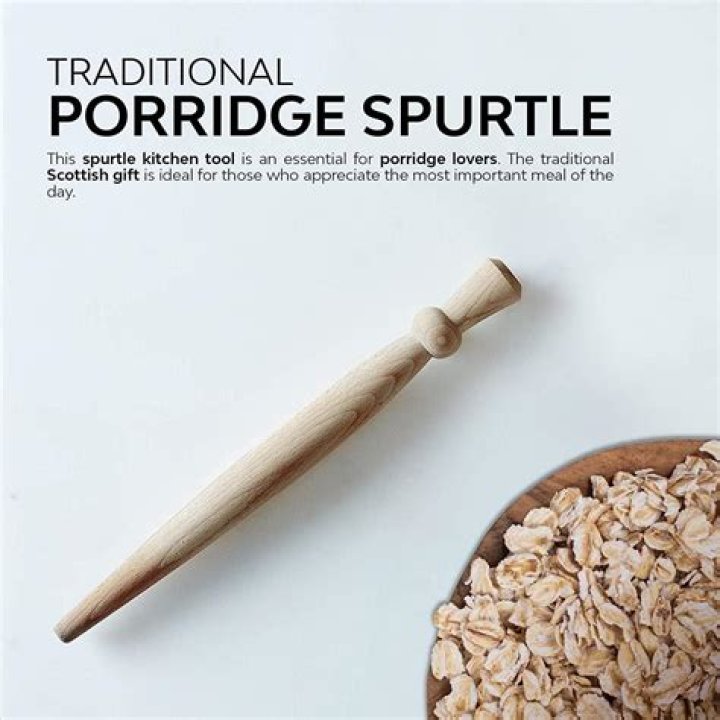 Why use a spurtle for porridge?