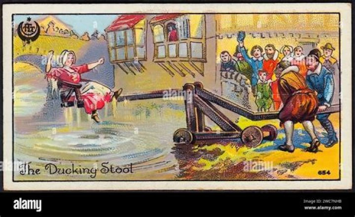 Why was the ducking stool used?